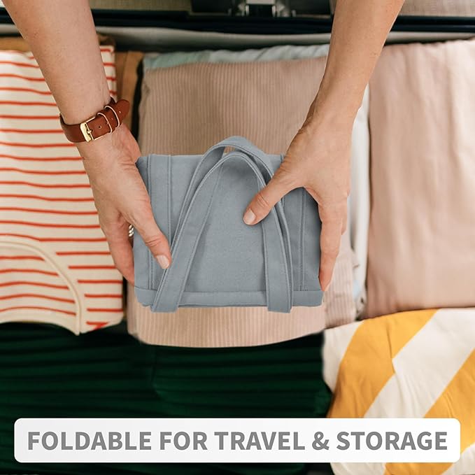 HOMESPON Large Canvas Tote Bag for Women Everything Bag with Pockets and Laptop Sleeve