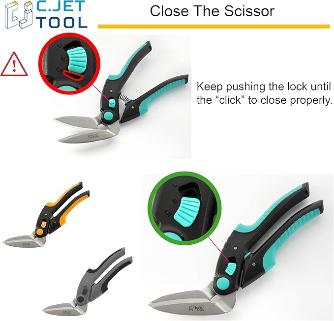 10" Heavy Duty Scissors - Carpet Cutter, Industrial Multipurpose for Cardboard, Leather, Pruning, Gardening - Professional Soft Grip Stainless Steel (Black)