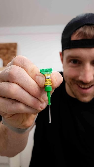 Super Glue Future Glue Gel 6 Mini Single Use Tubes, Clear, Instant Bonding, Fast Dry, Professional Cyanoacrylate Adhesive, Great for Wood, Metal, Plastic, Crafts, Ceramic, and Toy Repairs