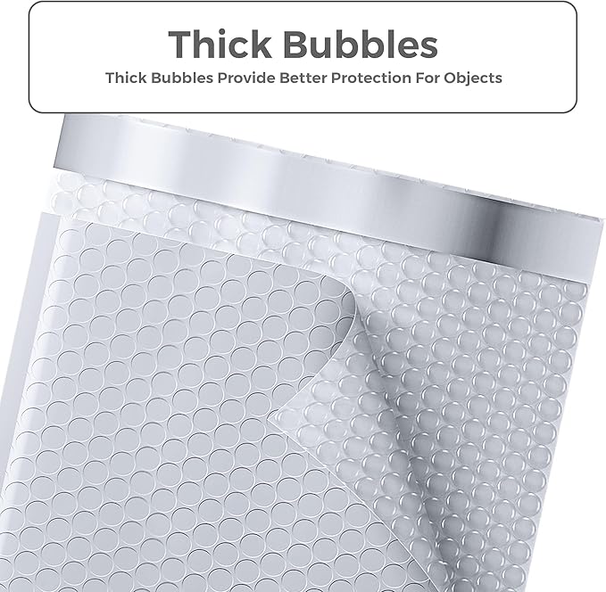 Metronic Large Bubble Mailer10.5x16" 500PC Padded Envelopes Strong Adhesion Bubble Mailers White Large Shipping Mailing Envelopes for Small Business,Books,Clothes, Usable Size Bubble Mailers 10.5x15