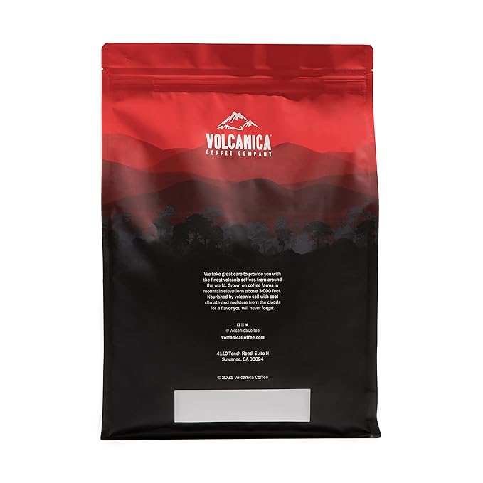 Volcanica House Blend Coffee, Ground, Fresh Roasted, 5 lbs