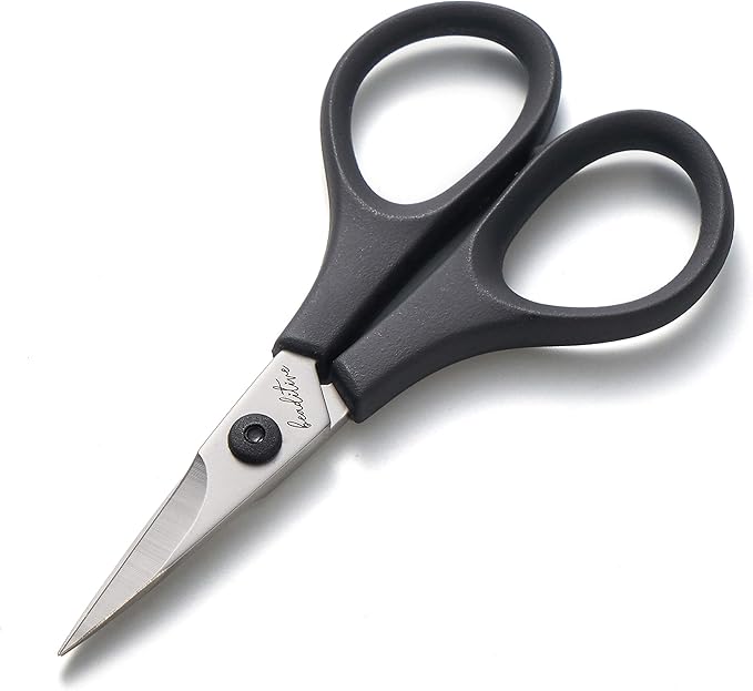Beaditive Lightweight Sewing and Embroidery Scissors Set (2 PC) | Sewing, Embroidery, Paper Cutting, Crafting | Stainless Steel | Protective Cover (3.5 in)