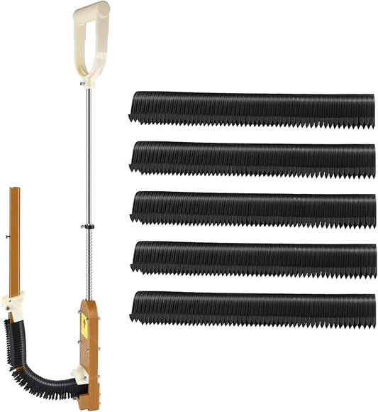 PEX Stapler with 1100 Pcs Foamboard Staples, 1-1/2″ Staples for 1″ & 2″ Foamboard, Stand Up Foamboard Stapler PEX Staple Gun for Foam Board - Patented