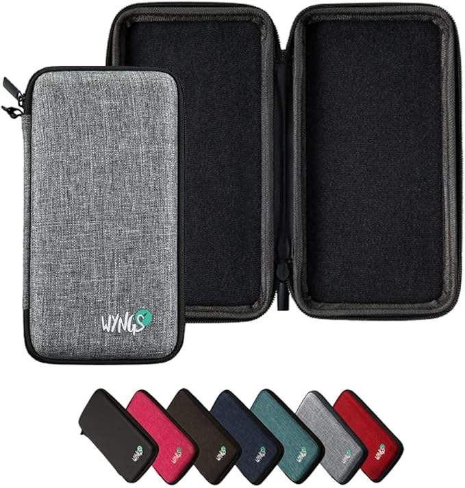 WYNGS Protective Case for Texas Instruments TI-30XIIS / TI-30XA / Case for Scientific Calculators in Light Gray