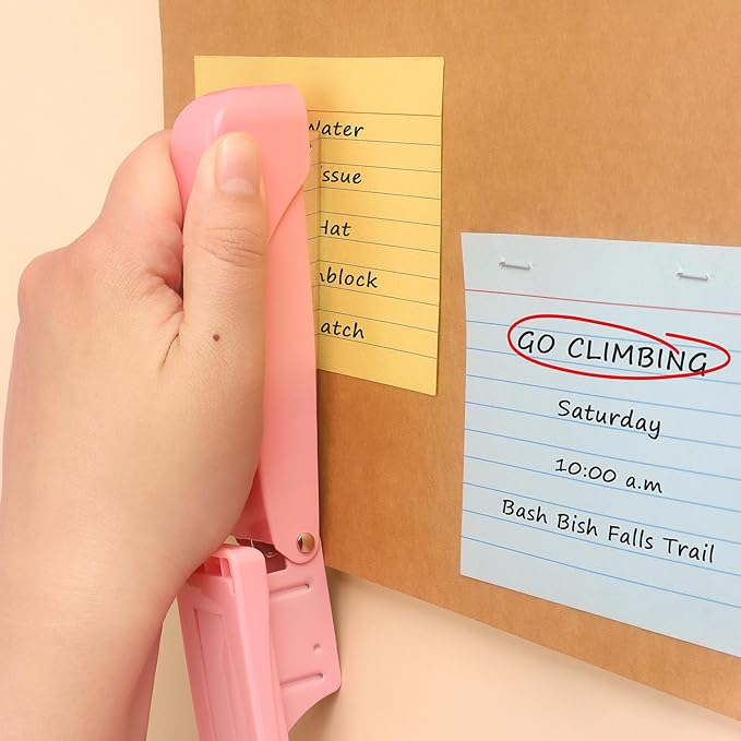 Tamaki Stapler, Office Stapler, Staplers for Desk(Pink)