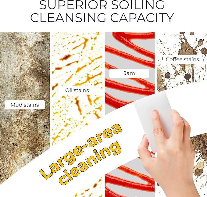 (100 Pack 3.9"x2.3"x0.8") Melamine Sponges Magic Cleaning Sponges in Bulk Eraser Sponges for Kitchen Bathroom Cleaning Supplies for Stains and Dirt