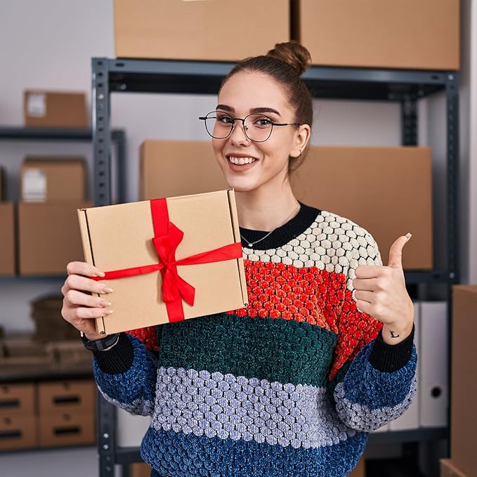 11x8x2 inches Shipping Boxes Set of 20, Brown Corrugated Cardboard Box,Recyclable Literature Mailer Boxes for Small Business Packaging, Mailing, Shipping