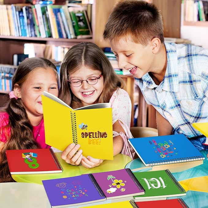 Yahenda Spiral Notebook College Ruled Journals Notebooks Lined 8.3 x 5.5 Inch Note Books Bulk A5 Writing Notebooks Thick Paper Notebook for Office Business School Supplies (Mixed Colors,18 Pcs)