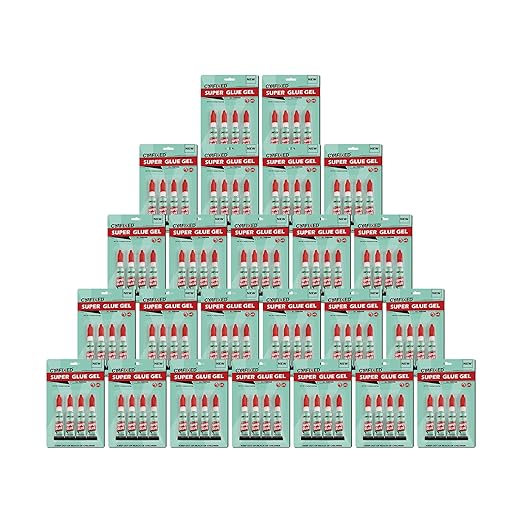 Super Glue Gel, Food Safe Instant Adhesive, Multipack Cyanoacrylate Strong Clear Glue for Shoe Sole Repair, Ceramic Plastic Metal Wood Pottery Leather Aquarium Glass Rubber, Strong Bonding