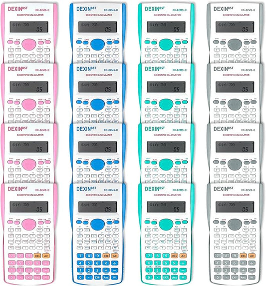 16 Pack 2 Line Engineering Scientific Calculators Bulk Calculator Pack Classroom Scientific Calculator Pack Calculator Set Scientific Bulk for Office School