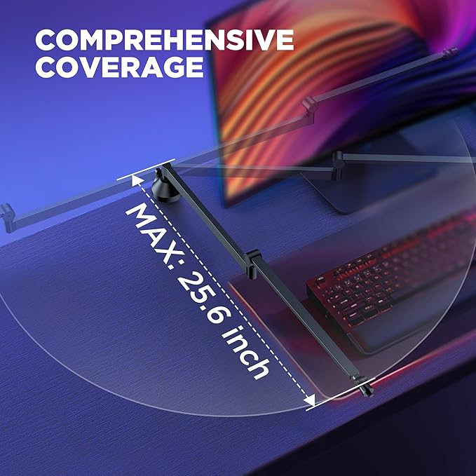 InnoGear Low Profile Mic Arm, 360° Rotatable Microphone Arm Stand Foldable Desk Mic Boom Arm with 3/8" to 5/8" Adapter for Fifine AM8 K669B Blue Yeti HyperX QuadCast SoloCast AT2020 and Other Mics