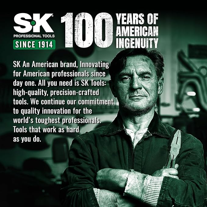 SK 9" Heavy Duty Scissors, All Purpose Shears, Premium CR-V Steel Construction, One Piece Drop Forged Blades, Ergonomic Handle for Comfortable Grip