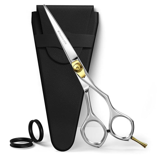 Suvorna Hair Cutting Scissors for Professionals, Barbers - Hair Shears for Cutting, Trimming, Grooming, Precision - Extremely Sharp Razor Edge - Made With 6.5" Japanese Stainless Steel for Men, Women.